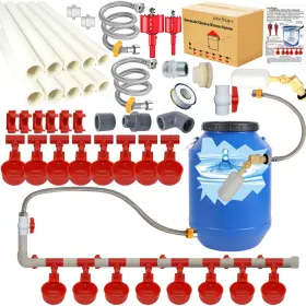 SCH40 PERFSIGN Set Pipeline Automatic Chicken Waterer