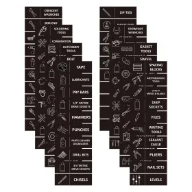 123952 PEUTIER Toolbox Magnetic Labels