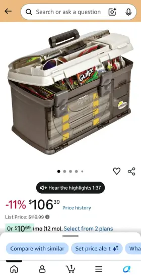 7771 PLANO Tool Box Organizer Handle