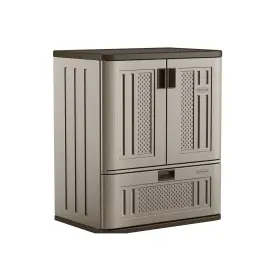 044365028521 PLATINUM Suncast Single Drawer Storage Cabinet