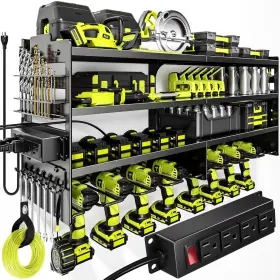 Pkppto POKIPO Power Tool Organizer Wall Mount Charging