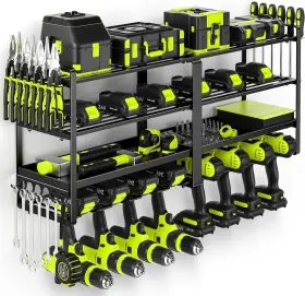 711181564082 POKIPO Power Tool Organizer Wall Mount Drill