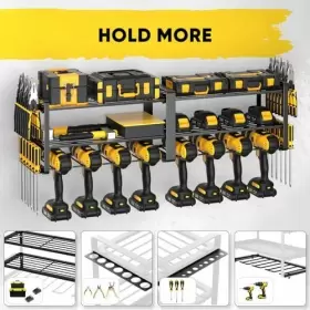 752870878691 POKIPO Pack Power Tool Organizer Wall Mount #3