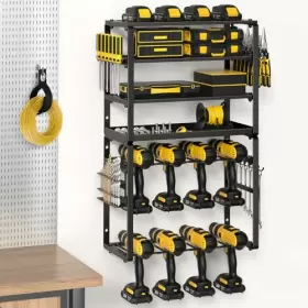 752870929454 POKIPO Power Tool Organizer Drill Holder Wall