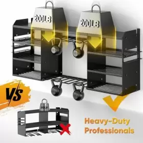 752870933321 POKIPO Power Tool Organizer Wall Mount Drill #3