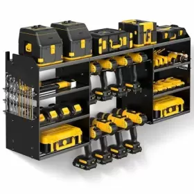 752870933321 POKIPO Power Tool Organizer Wall Mount Drill