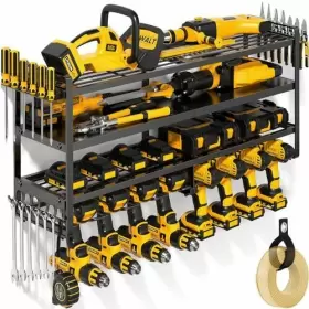 752870989809 POKIPO Power Tool Organizer Wall Mount Widen Lay
