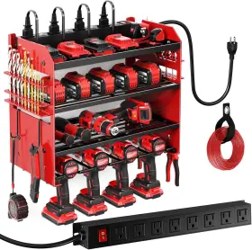 PKP2304 POKIPO Power Tool Organizer Wall Mount Charging