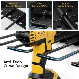PKP2311 POKIPO Power Tool Organizer Drill Holder Wall Mount #3