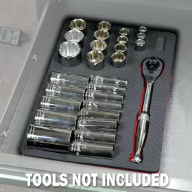 696596604755 POLAR WHALE Tool Drawer Organizer Ratchet Socket #2