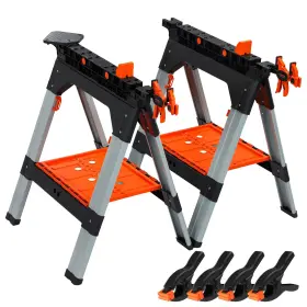99215 PONY Clamping Sawhorses Folding Sawhors