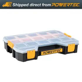 72118 POWERTEC Stackable Tool Box Organizer Dividers