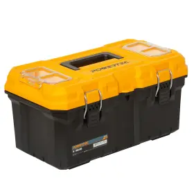 72119 POWERTEC Tool Box Trays Lockable Latch Organizer Stor