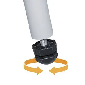 843441115120 POWERTEC Folding Miter Saw Stand Wheels #3
