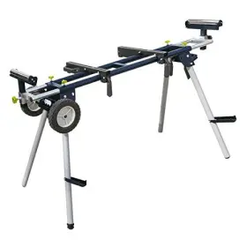 843441115120 POWERTEC Folding Miter Saw Stand Wheels