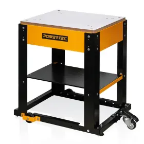 UT1008 POWERTEC Tool Stand Wheels Melamine Mdf Table Top Fo