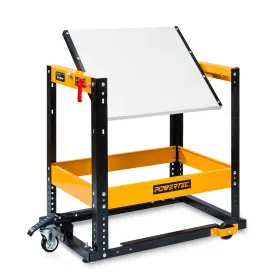 UT1012 POWERTEC Top Tool Stand Caster Wheels Mobile Workbench