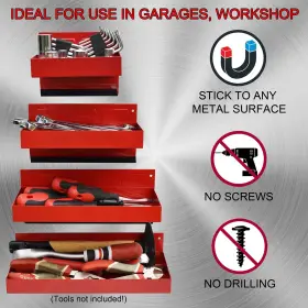 726798605318 PRIMA CAUSA Magnetic Shelf Set Tool Trays Box #3