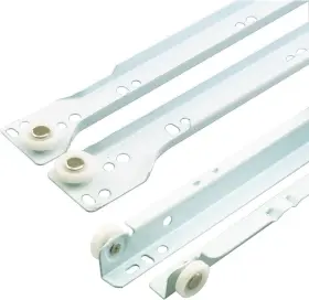 MP7214 PRIME-LINE Drawer Slide Steel Tracks Powder Coat Kit