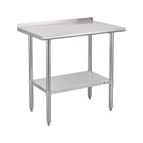 PSW-2436SB PROFEESHAW Steel Table Nsf Backsplash Unde