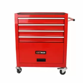 Heavy-duty-steel PULLAFUN Rolling Tool Drawer Box Chest
