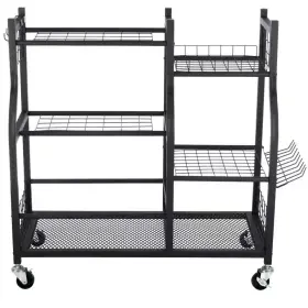 744759442512 PURE GARDEN Steel Garage Tool Organizer Locking
