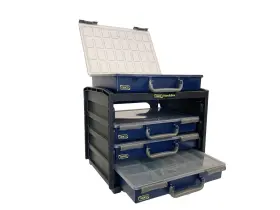 136242 RAACO Handybox Toolbox Storage Assorters Royal