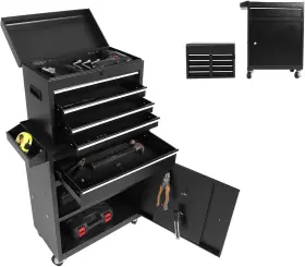 R821867 RACINGCARPARTSHOME Rolling Tool Chest Box Storage