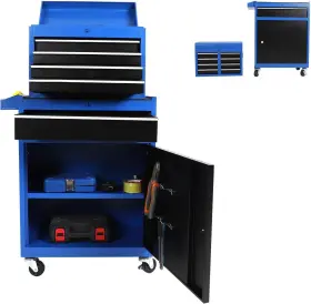R821868 RACINGCARPARTSHOME Rolling Tool Cabinet Box Storage