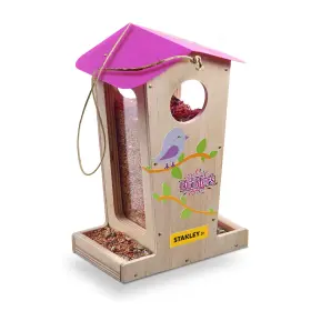 OK007BUD-SY RED TOOL BOX Stanley Tall Bird Feeder Kids Kit
