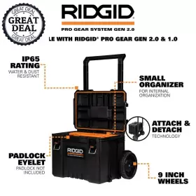 313026624656 RIDGID Pro Gear Rolling Tool Box #2