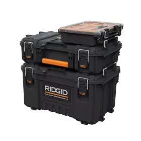 313053879838 RIDGID Pro Gear Stackable Tool Box Power