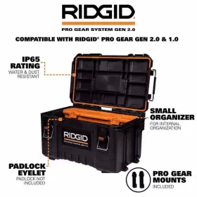 313056896825 RIDGID Modular Tool Box Storage Pro Gear #2