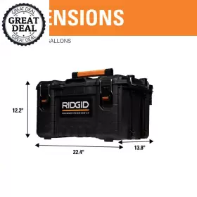 445042159195 RIDGID Pro Gear Modular Tool Box Storage #3