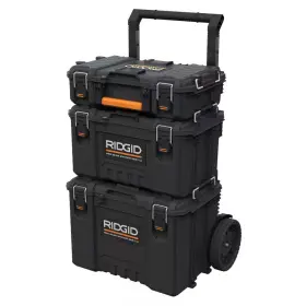 445057225274 RIDGID Pro Gear Stackable Rolling Tool Box