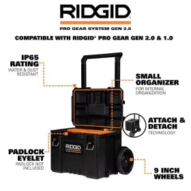 726084256972 RIDGID Pro Gear Rolling Tool Box #2