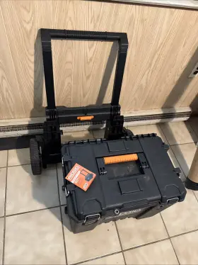 744110893137 RIDGID Pro Gear Terrain Rolling Tool Organizer