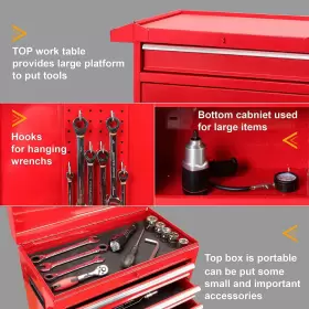 689997290658 ROAD DAWG Torin Rolling Garage Workshop Drawer #3