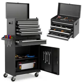 GJC-5 ROVIBEK Tool Chest Box Wheels Rolling