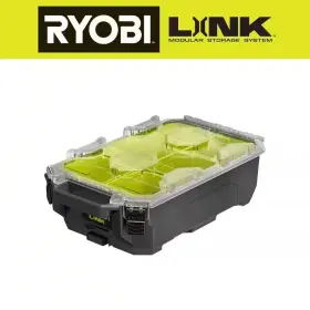 6-COMPARTMENT RYOBI Link Modular Organizer Tool Box