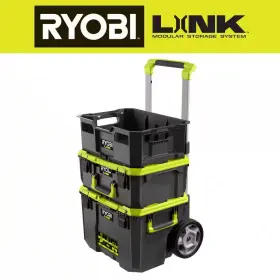 445002963978 RYOBI Link Rolling Tool Box