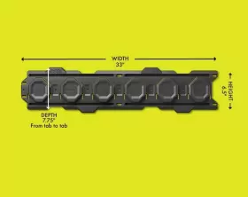 STM104-STM503K-STM504 RYOBI Modular Storage Wall Rails Kit #3