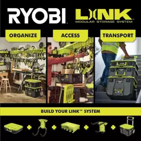 STM201 RYOBI Link Rolling Tool Box Handles Lockable Assembled #2