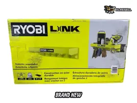 STM402 RYOBI Link Shelf Integrated Hooks Storage