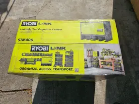 STM406 RYOBI Link Steel Lockable Tool Organizer Cabinet #2