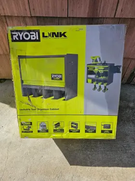 STM406 RYOBI Link Steel Lockable Tool Organizer Cabinet