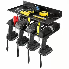 629721812954 SAFSTAR Power Tool Organizer Slot Drill Holder