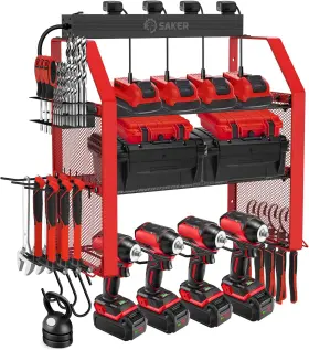 ZG-PDU00 SAKER Power Tool Organizer Wall Mount Charging