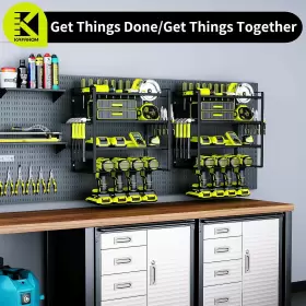 84445 SDF Sample Power Tool Organizer Drill Holders Wall Orga #3