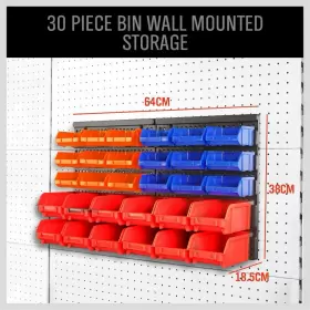 SDY-97915 SEDY Wall Storage Rack Garage Tool Organizer #2